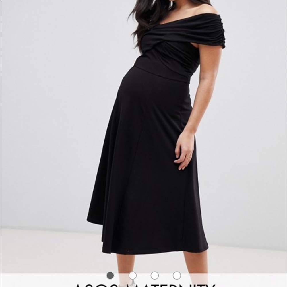 Maternity black dress